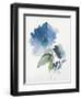 Blue Flower Garden III-Asia Jensen-Framed Art Print