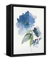 Blue Flower Garden III-Asia Jensen-Framed Stretched Canvas