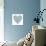 Blue Flower Heart-Carla Martell-Premium Giclee Print displayed on a wall