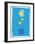 Blue Flower in a Vase-null-Framed Giclee Print