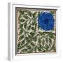 Blue Flower Watercolor Tile Design by William de Morgan-Stapleton Collection-Framed Giclee Print