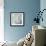 Blue Flower-Judy Stalus-Framed Art Print displayed on a wall