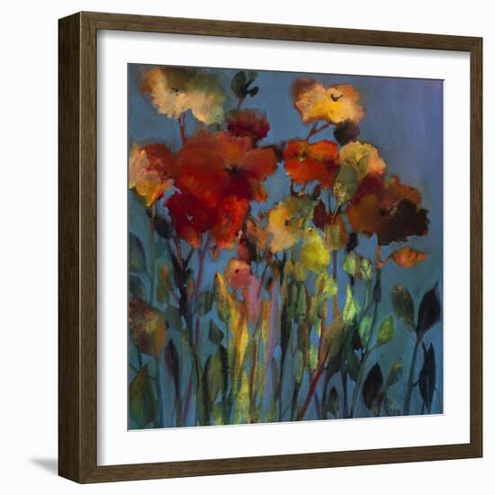 Blue Flower-Michelle Abrams-Framed Premium Giclee Print