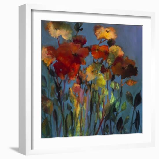 Blue Flower-Michelle Abrams-Framed Premium Giclee Print