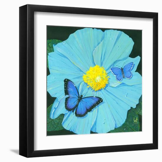 Blue Flower-Scott Westmoreland-Framed Art Print