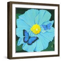 Blue Flower-Scott Westmoreland-Framed Art Print