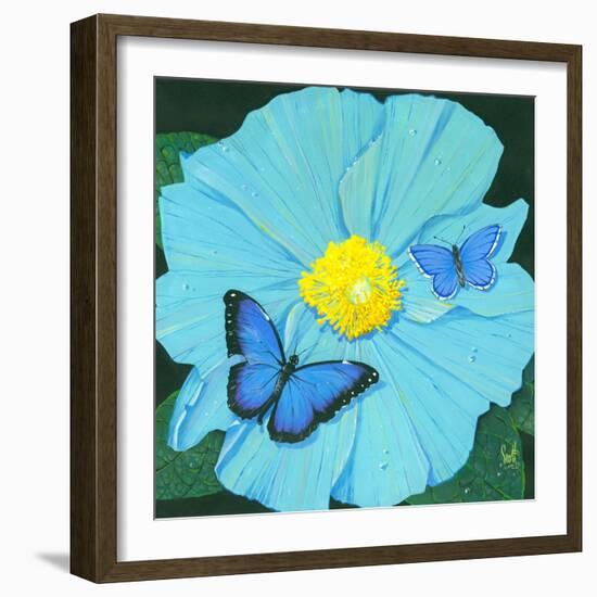 Blue Flower-Scott Westmoreland-Framed Art Print