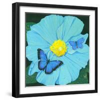 Blue Flower-Scott Westmoreland-Framed Art Print