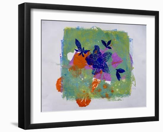 Blue flower-Sarah Thompson-Engels-Framed Giclee Print