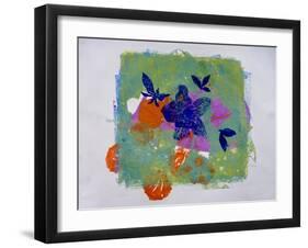 Blue flower-Sarah Thompson-Engels-Framed Giclee Print