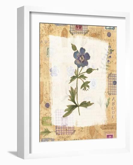 Blue Flower-Hope Street Designs-Framed Giclee Print