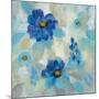 Blue Flowers Whisper II-Silvia Vassileva-Mounted Art Print