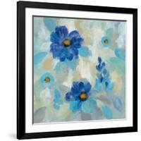 Blue Flowers Whisper II-Silvia Vassileva-Framed Art Print