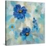 Blue Flowers Whisper II-Silvia Vassileva-Stretched Canvas