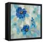 Blue Flowers Whisper II-Silvia Vassileva-Framed Stretched Canvas