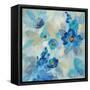 Blue Flowers Whisper III-Silvia Vassileva-Framed Stretched Canvas
