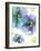 Blue Flowers-Dawn Derman-Framed Art Print