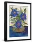Blue Flowers-Kestrel Michaud-Framed Giclee Print
