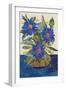 Blue Flowers-Kestrel Michaud-Framed Giclee Print