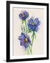 Blue Flowers-ZPR Int’L-Framed Giclee Print