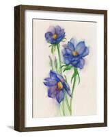 Blue Flowers-ZPR Int’L-Framed Giclee Print