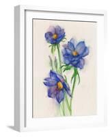 Blue Flowers-ZPR Int’L-Framed Giclee Print