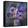 Blue Flowers-Skarlett-Framed Stretched Canvas