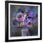 Blue Flowers-Skarlett-Framed Giclee Print