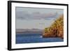 Blue-Footed Boobies (Sula Nebouxii) Plunge-Diving for Small Fish Off Rabida Island-Michael Nolan-Framed Photographic Print