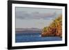 Blue-Footed Boobies (Sula Nebouxii) Plunge-Diving for Small Fish Off Rabida Island-Michael Nolan-Framed Photographic Print