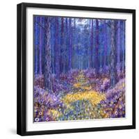 Blue Forest 2, 2012-David Newton-Framed Giclee Print