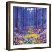 Blue Forest 2, 2012-David Newton-Framed Giclee Print