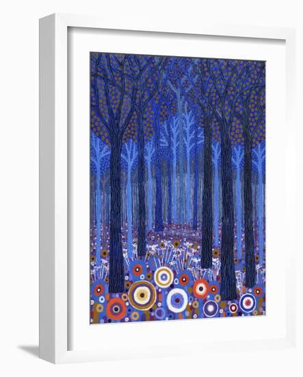 Blue Forest, 2011,-David Newton-Framed Giclee Print