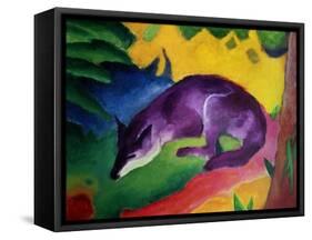 Blue Fox, 1911-Franz Marc-Framed Stretched Canvas