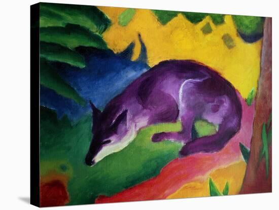 Blue Fox, 1911-Franz Marc-Stretched Canvas
