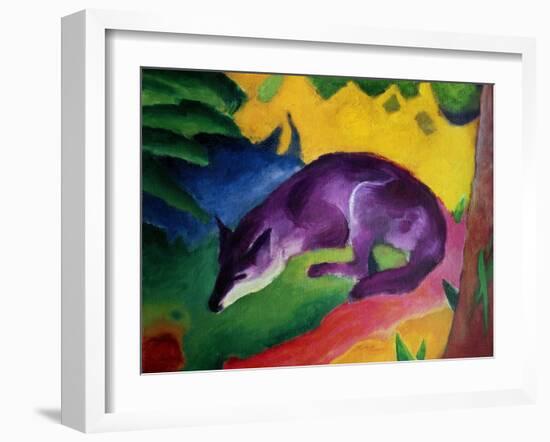 Blue Fox, 1911-Franz Marc-Framed Giclee Print