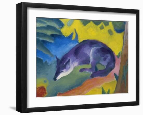 Blue Fox, 1911-Franz Marc-Framed Giclee Print