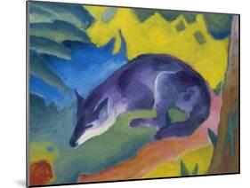 Blue Fox, 1911-Franz Marc-Mounted Giclee Print