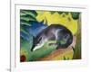 Blue Fox-Franz Marc-Framed Art Print