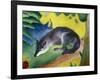 Blue Fox-Franz Marc-Framed Art Print