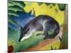 Blue Fox-Franz Marc-Mounted Art Print