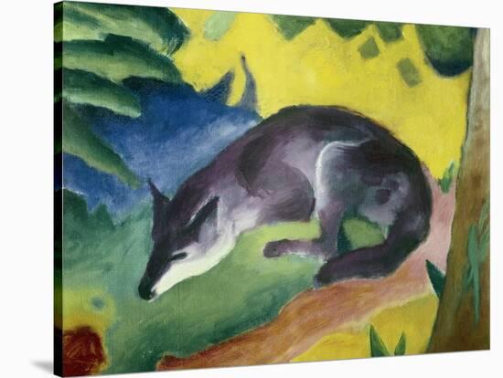 Blue Fox-Franz Marc-Stretched Canvas