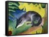 Blue Fox-Franz Marc-Framed Stretched Canvas