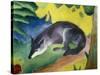 Blue Fox-Franz Marc-Stretched Canvas