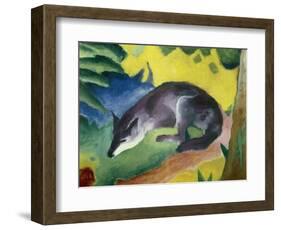 Blue Fox-Franz Marc-Framed Art Print