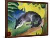 Blue Fox-Franz Marc-Framed Art Print