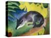 Blue Fox-Franz Marc-Stretched Canvas
