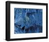 Blue Fragmentation-null-Framed Art Print