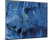 Blue Fragmentation-null-Mounted Art Print