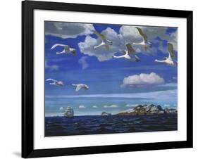 Blue Freedom, 1918-Arkadi Rylow-Framed Giclee Print